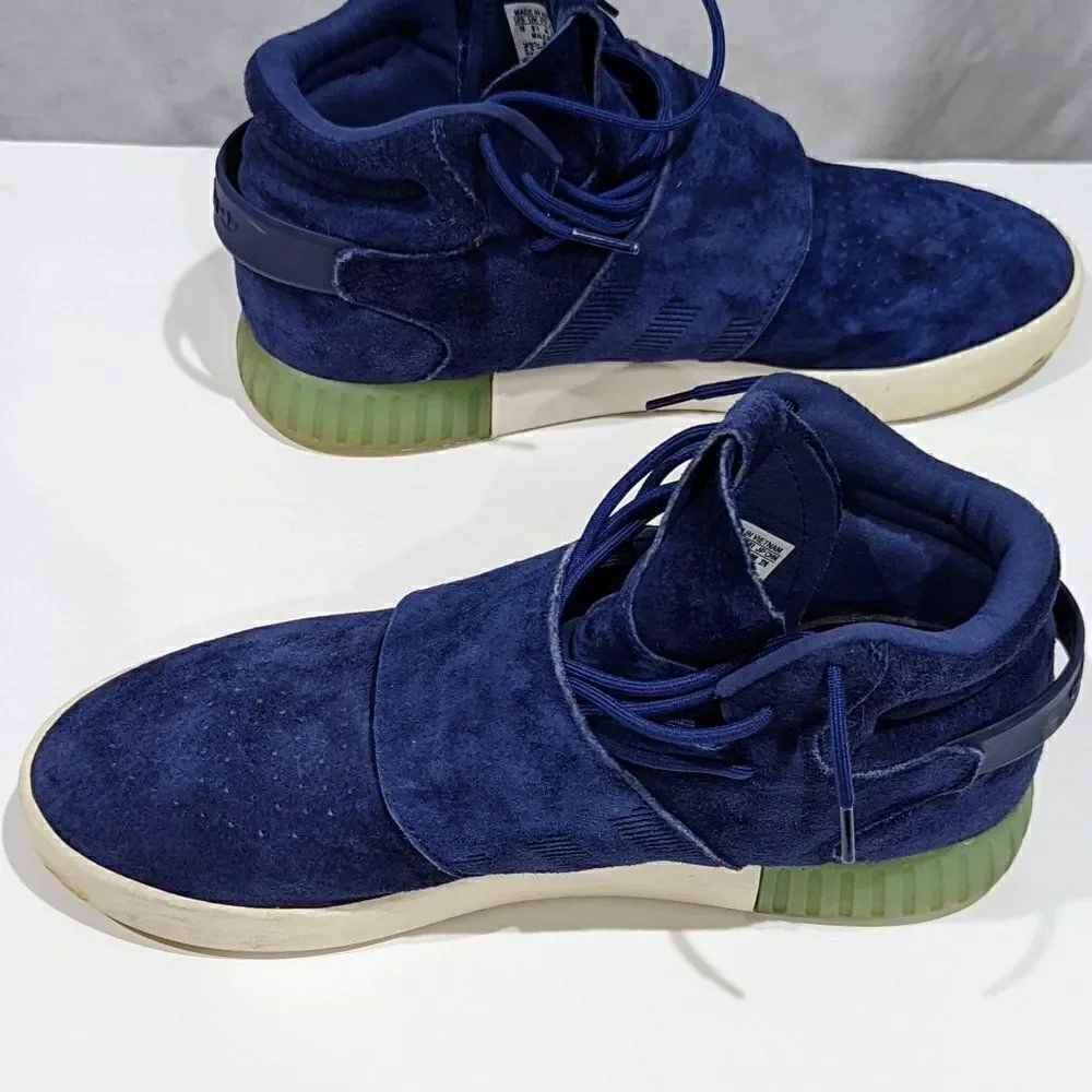 Adidas Tubular Invader Strap Men's Shoes Dark Blue-Dark Blue bb5041‎